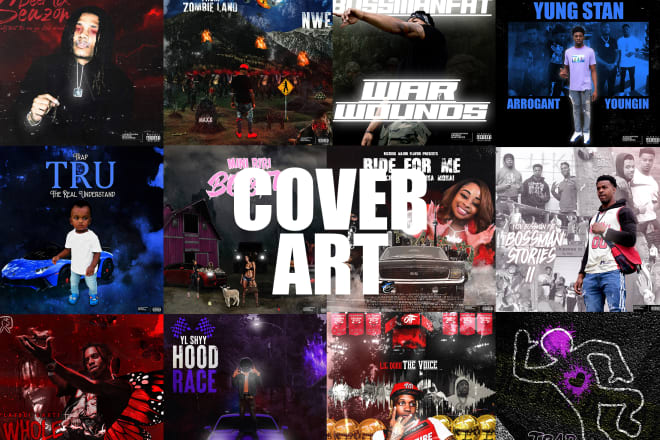 I will design an album cover