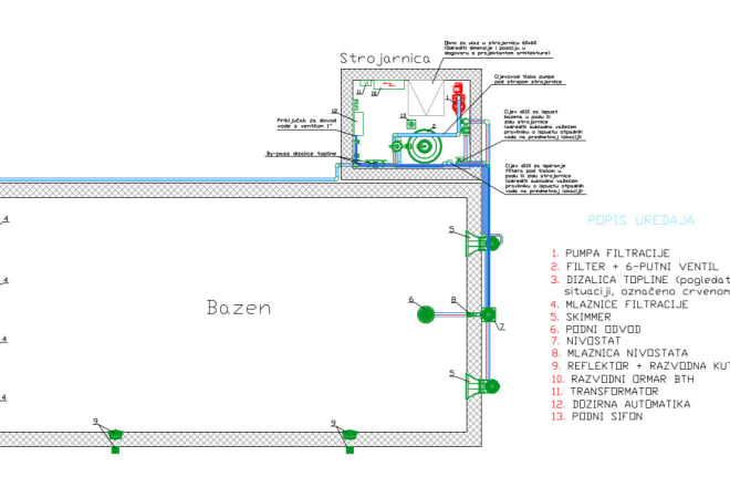 I will design and draft swimming pool projects