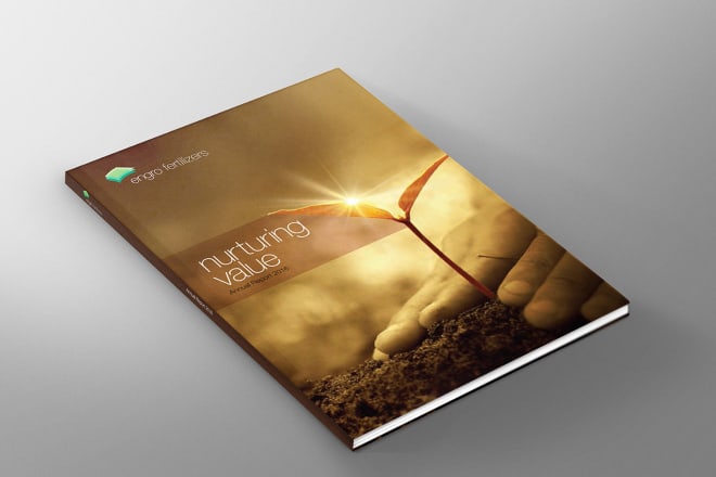I will design annual report and quarterly report