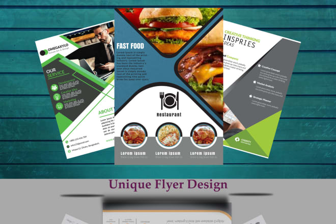 I will design awesome and elegant flyer