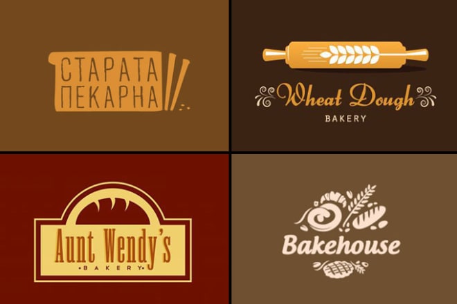 I will design baking bakery logo