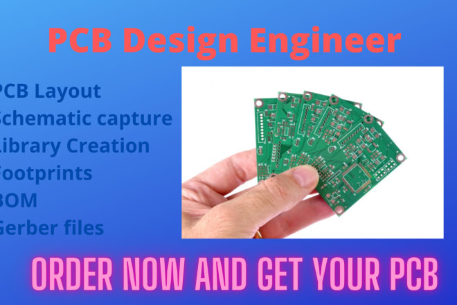 I will design circuit and pcb layout