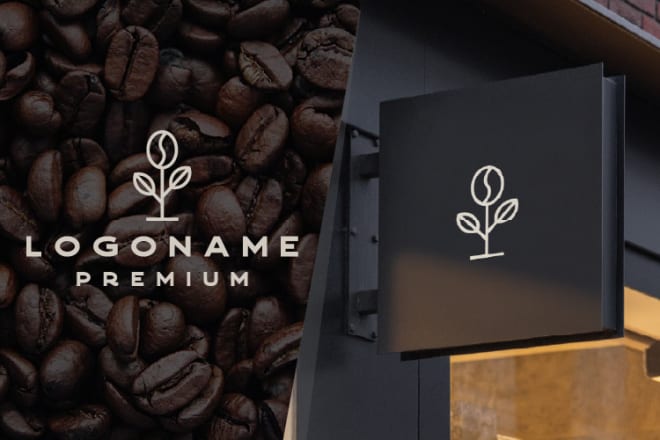 I will design coffee shop logo