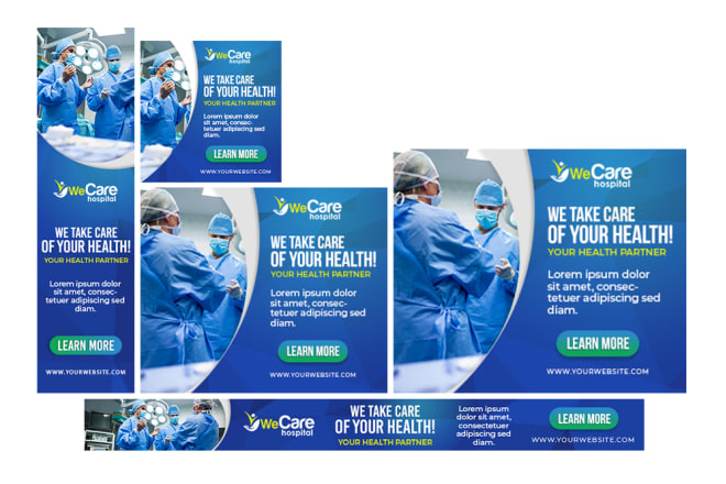 I will design creative banner ads for google ads