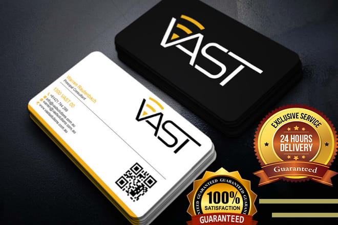 I will design creative professional business card design