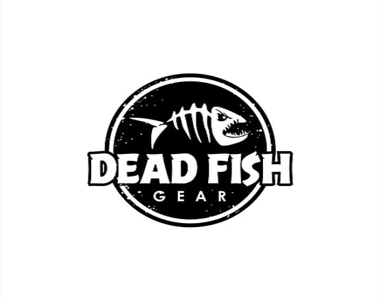 I will design dead fish gear logo in 1 day
