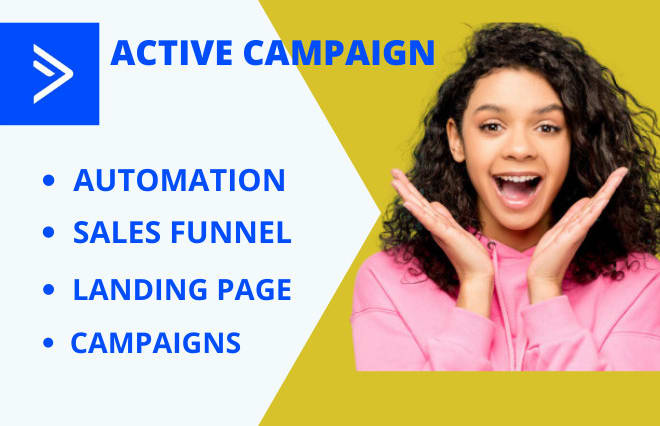 I will design design activecampaign email marketing activecampaign automation
