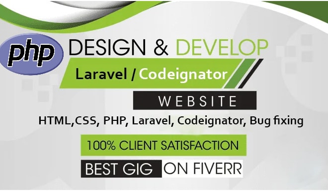 I will design, develop and fix website in PHP laravel