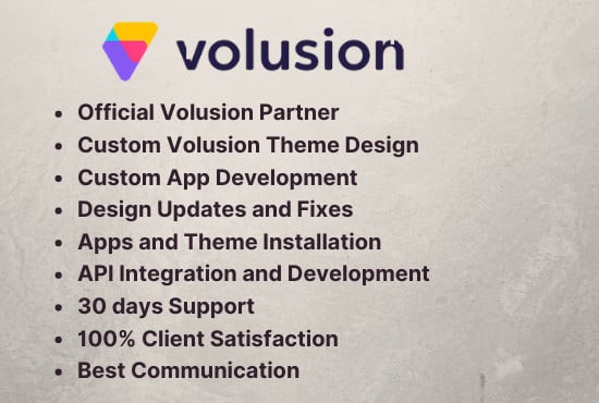 I will design, develop, customize theme or migrate volusion store