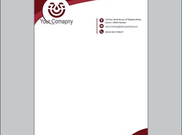 I will design editable letterheads or full stationary design