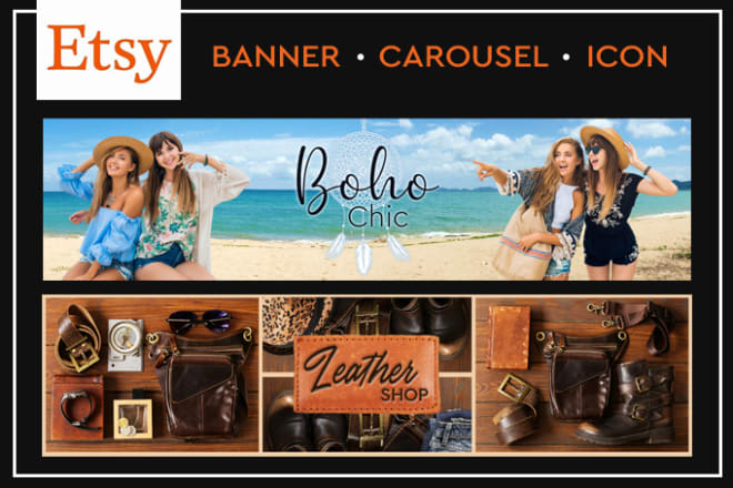 I will design etsy banner for your etsy shop