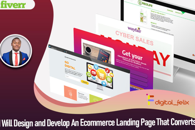 I will design high converting landing page for your ecommerce store