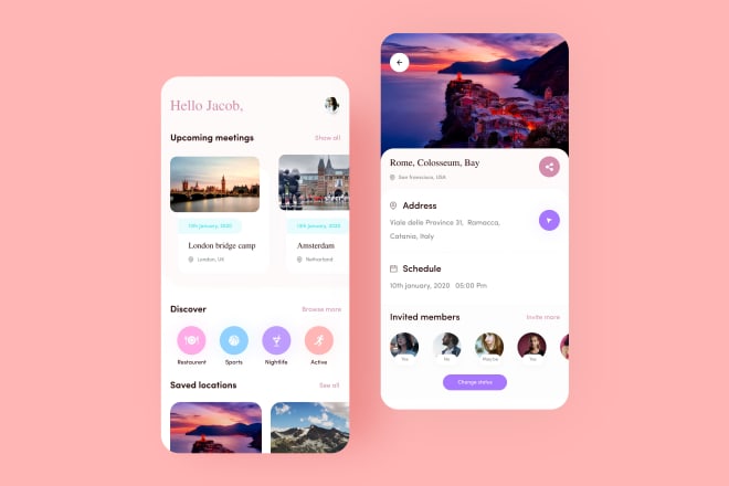 I will design mobile app and website ui