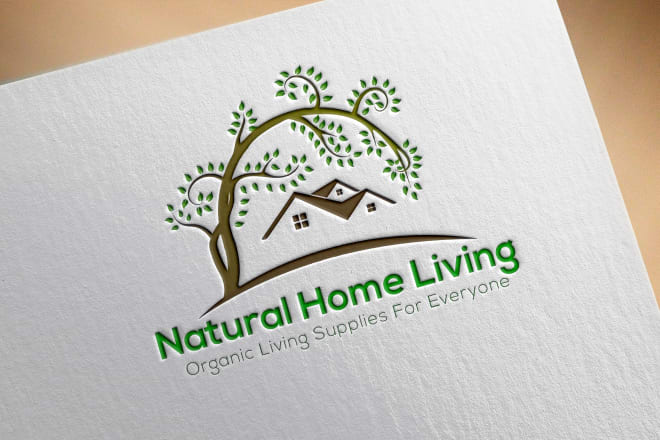 I will design modern simple natural logo