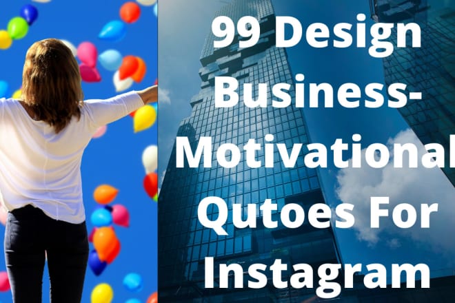 I will design motivational and business qutoes with your logo for social media