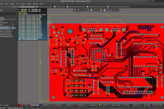 I will design pcb using altium designer and proteus