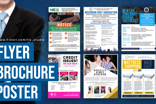 I will design professional amazing flyer