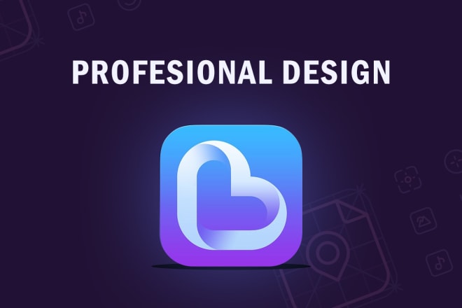 I will design professional app icon