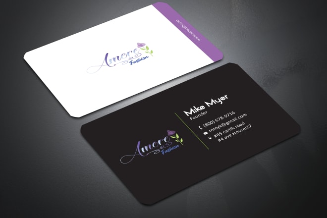 I will design professional business or visiting card in 24 hours