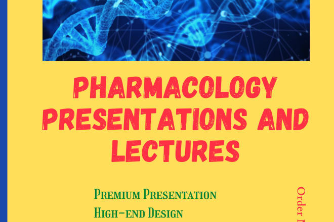 I will design professional conceptual powerpoint pharmacology presentation