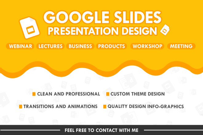 I will design professional google slides presentation HQ