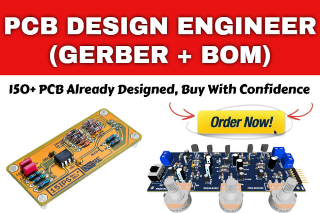 I will design schematic circuit and pcb board ready for manufacturing