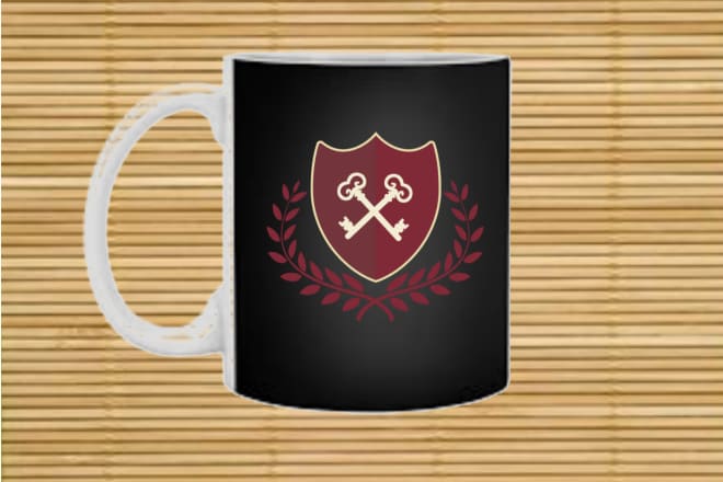 I will design standard mug in 1 hr