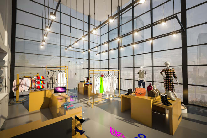 I will design trade booth and pop up retail shop