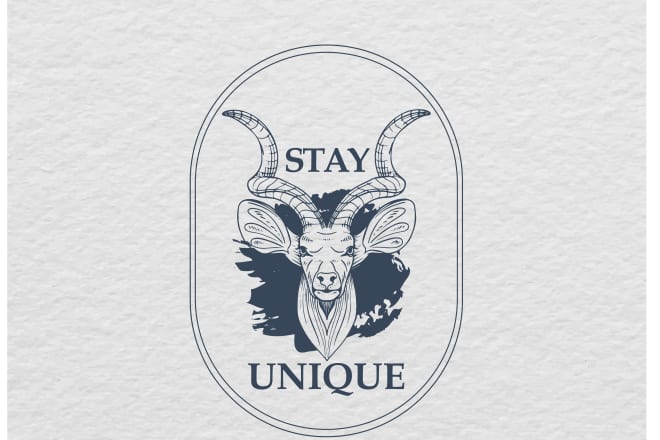 I will design unique hand drawn retro vintage logo for your business