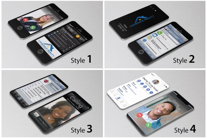 I will design you an iphone business card