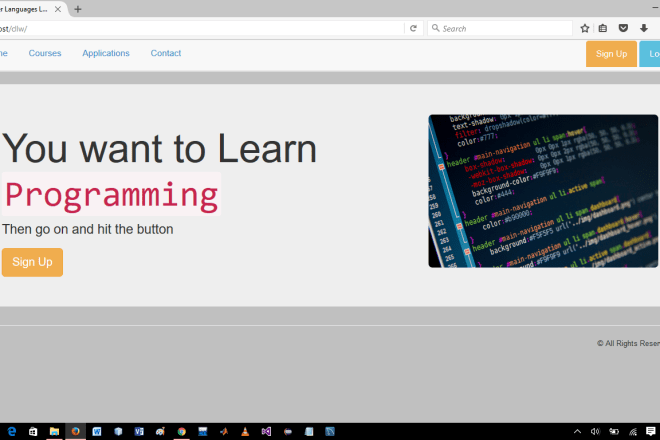 I will develop a complete website with database