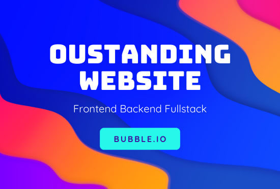 I will develop a professional website for you using bubble io