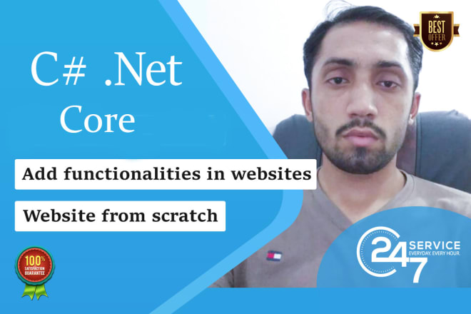 I will develop asp net core web application and fix bugs