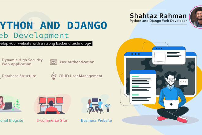 I will develop your website in python and django
