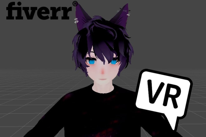 I will do 3d vrchat custom avatars