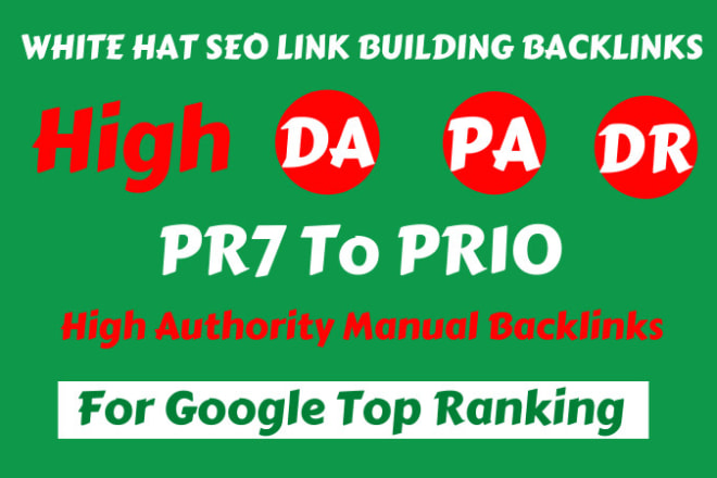 I will do 50 USA pr7 to pr10 dofollow backlinks link building