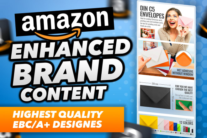 I will do amazon ebc a plus content designs