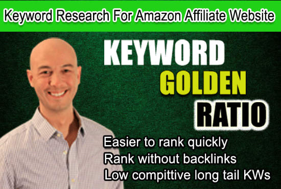 I will do amazon keyword research by kgr method for a niche website