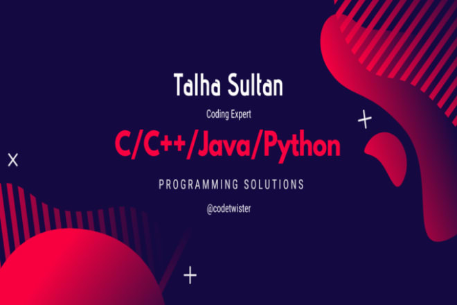 I will do c, cpp, java, python programming tasks