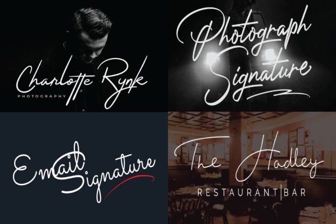 I will do creative unique versatile minimalist, business logo and signature design
