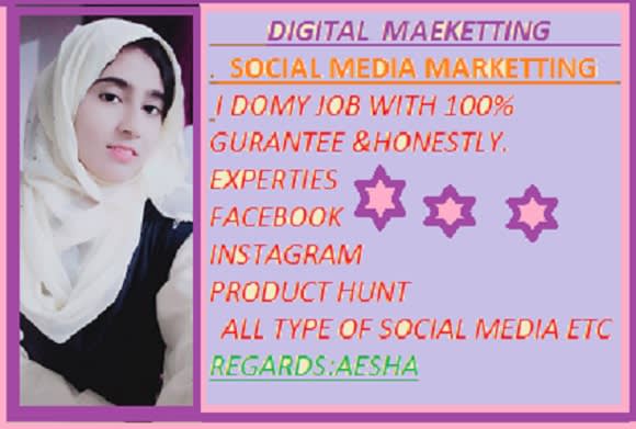 I will do digital marketting for your business