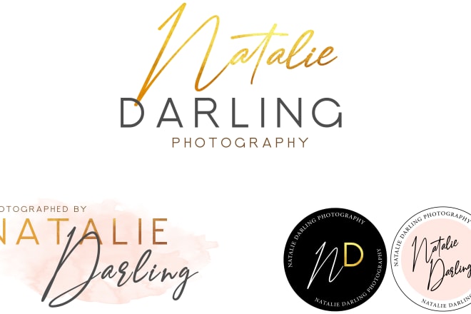 I will do elegant luxury or feminine logo design