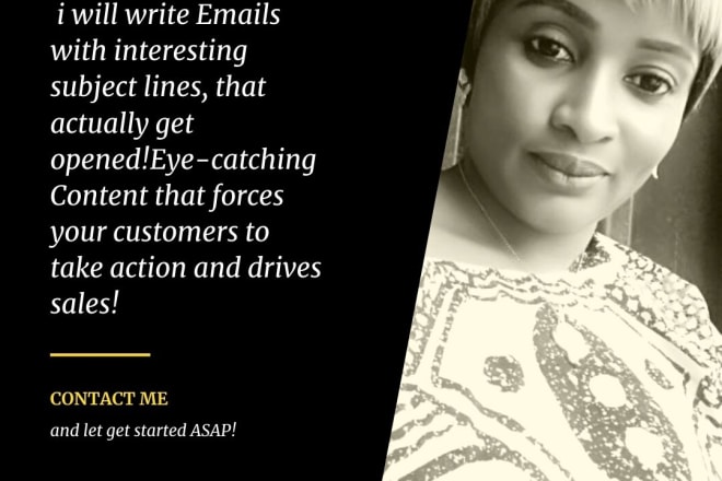 I will do email copy, email series, email copywriting