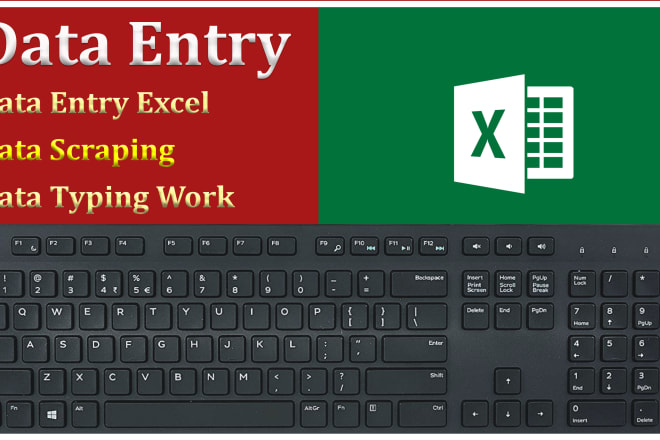 I will do excel data entry jobs