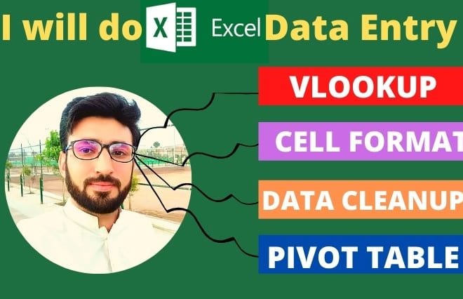 I will do excel data entry jobs PDF to excel, excel spreadsheet, data entry expert