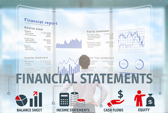 I will do financial accounting analysis statements model advisory