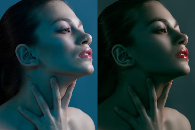 I will do high end portrait retouching, photo editing