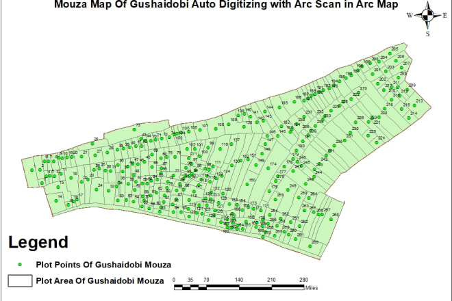 I will do map digitization in arcgis or qgis within your budget