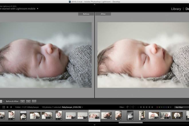 I will do new born baby photo editing