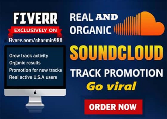 I will do organic soundcloud promotion to us audience